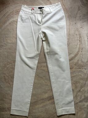 White House Black Market White Slim Ankle Pants - long